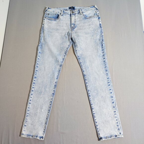 True Religion jeans men's siz 36 hard washed blue Rocco Renegade  relaxed skinny - Picture 1 of 15